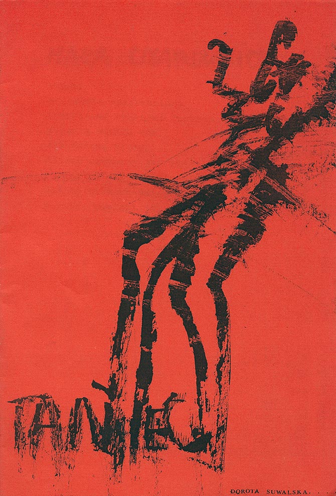 tomik poetycki Taniec